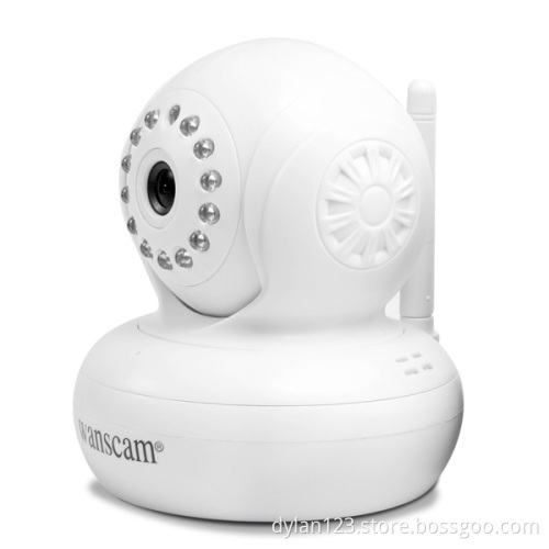 H.264 720p Megapiexl wanscam security camera with sd card recording P2P function mini ip camera